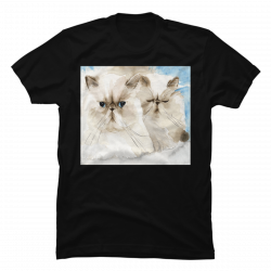 persian cat t shirt